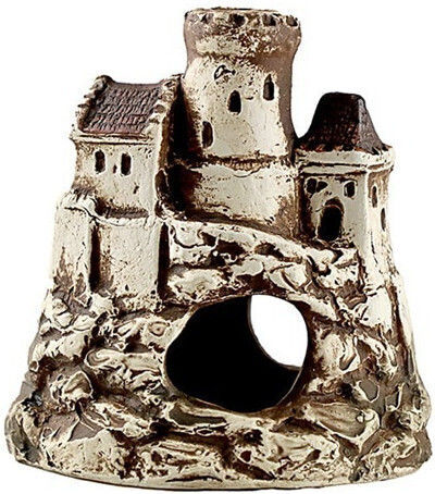 Aquanova Керамична Аквариумна Декорация Castle On Rock 9.5x9x6cm N-30008