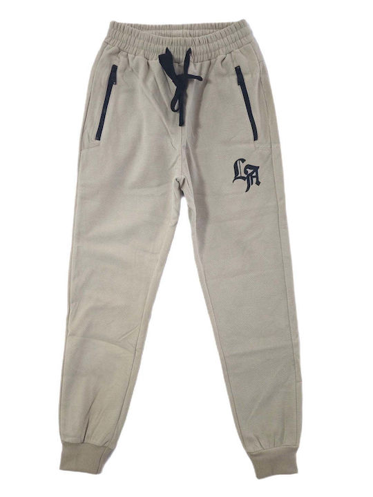 Jogginghose Glänzend Beige
