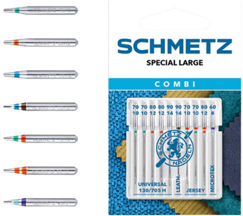 Set 10 Ac Schmetz Combi Special Mari de Ace Universale Denim Jersey Piele Microtex