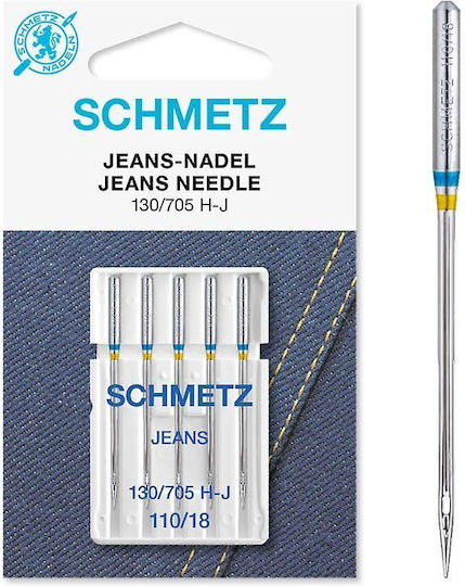 Set 5 Jeans Nadeln Schmetz Nadelgröße 110 System 130/705 H