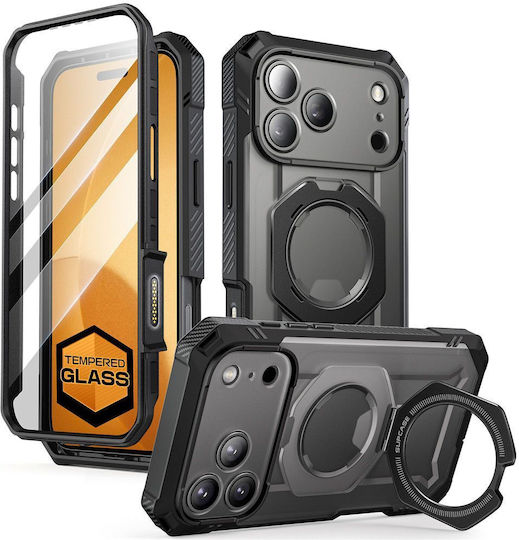 Supcase Ub Grip Pro Mag Back Cover Tempered Glass / Silicon / Plastic Negru (iPhone 17 Pro Max)