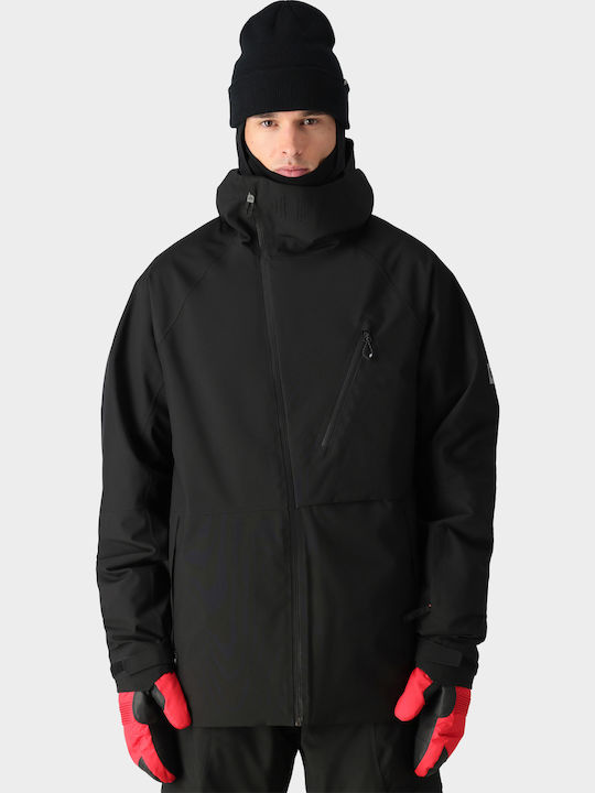 686 I-007473-19 Ανδρικό Μπουφάν για Σκι & Snowboard Μαύρο