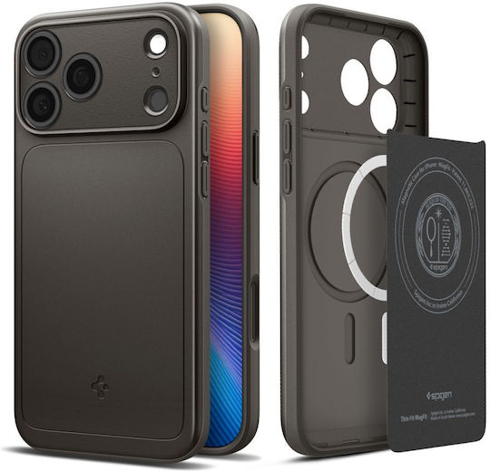 Spigen Thin Fit Magsafe Back Cover Plastic 1.55mm Gunmetal (iPhone 17 Pro)