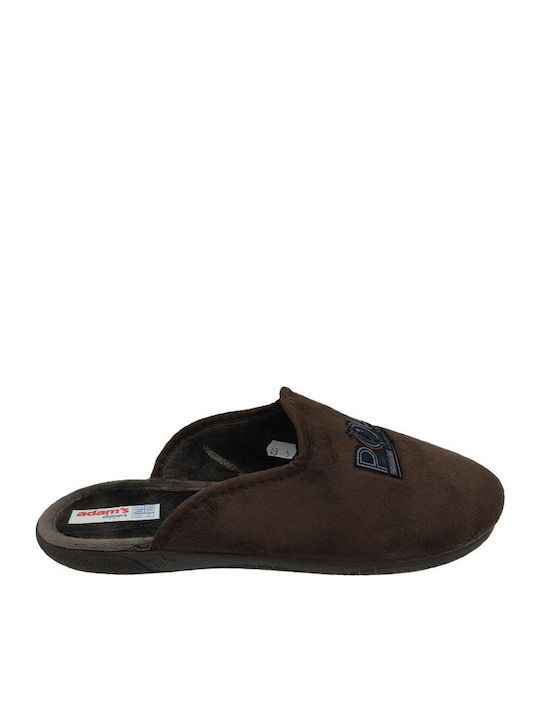 Adam's Shoes Men's Slipper Brown