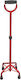 Mobiak Premium Gehstock Gehen Rot 0805663