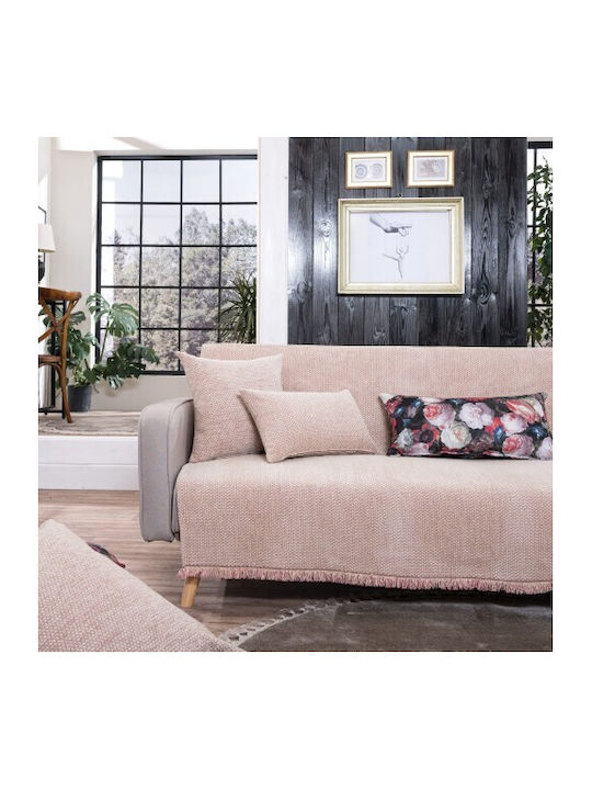 Teoran Utah Four-Seater Sofa Throw Chenille 180...