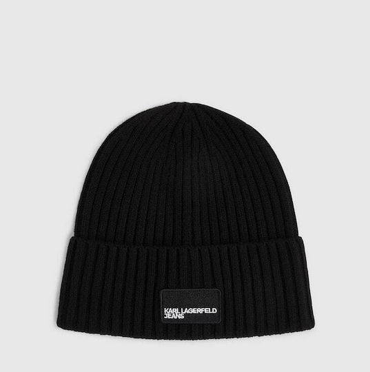 Beanie Männer Beanie Gestrickt in Schwarz Farbe