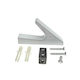 Hook Hanger Wall Panel White 1 Piece Grp-48959-wh
