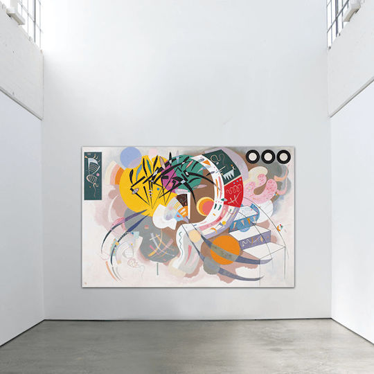 Платнен Wassily Kandinsky Доминираща Крива 127х192