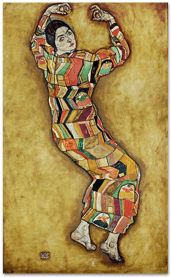 Καμβάς Egon Schiele Πορτρέτο Friederike Maria Beer 87χ142