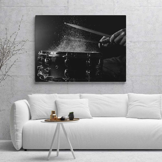 Leinwand Drums Music 75x100