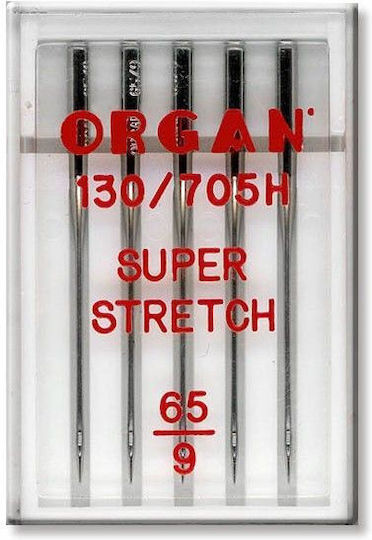 Set 5 Organ Super Stretch Needle Fineness 65 Needle System 130/705h