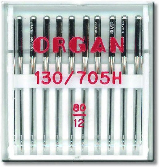 10 Organ Universal Needles Needle Fineness 80 System Ac130/750h