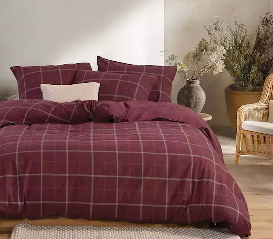 Nef-Nef Homeware Elektrische Gitarren Einzelbett 160x230 Monη Bordo