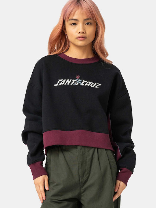 Women's Crop Top Cotton Black