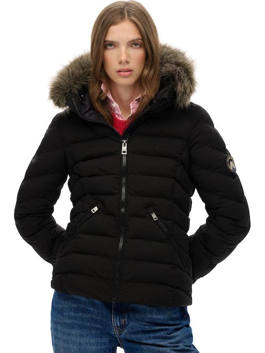 Superdry Fuji Faux Γυναικείο Puffer Μπουφάν για...