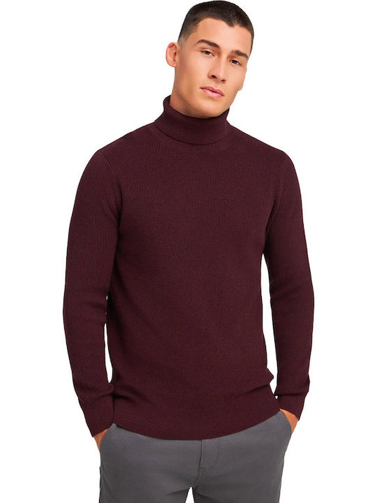 Funky Buddha Long Sleeve Sweater Burgundy
