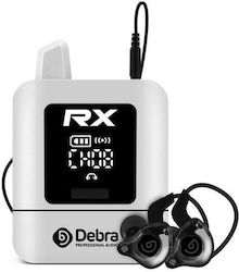 Debra St-mini 2.4g Стерео Безжична Система За Наблюдение Приемник + Слушалки Бели