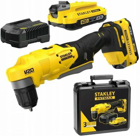 Stanley V20 Γωνιακό Κατσαβίδι Μπαταρίας 18V 2x2Ah
