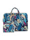 Tasche Fall für Laptop 13.3" με Έγχρωμη Εκτύπωση Φύλλων και Επιπλέον Θήκη