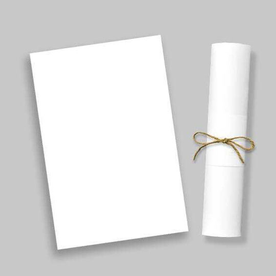 Πρόσκληση Γάμου Simplicity White Πάπυρος Κάθετο 13x18
