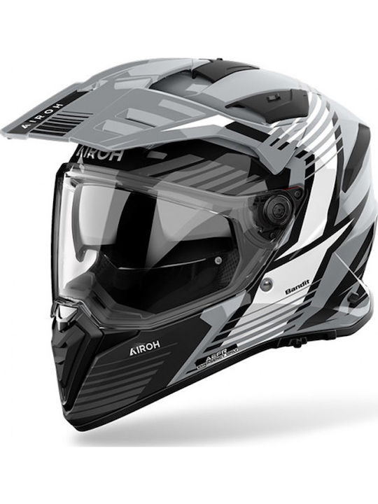 Airoh COMMANDER Factor Dual Sport Motorcycle Helmet - Anthracite Matt - Online Sale