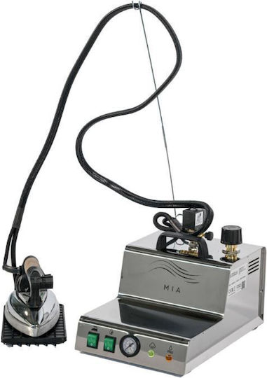 Generator de Abur Boiler de 3,6 Litri Utilizabili 2,9 Litri Presiune 2,8 Bar Putere Totală 2100 W Talpă Teflonată Battistella Mia