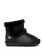 Kids Boots with Zipper Black
