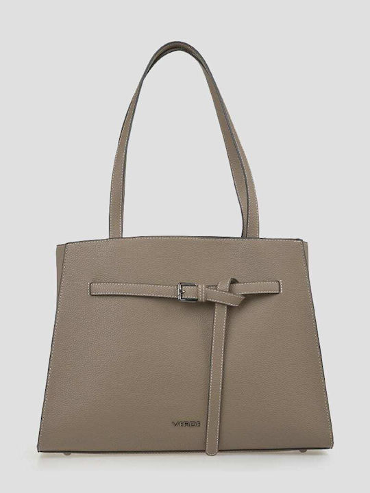 Verde Women's Shoulder Bag Grey