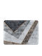 Ankor Plastic Rectangular Serving Tray in Gray Color 44x31x2.5cm 848652 1pcs