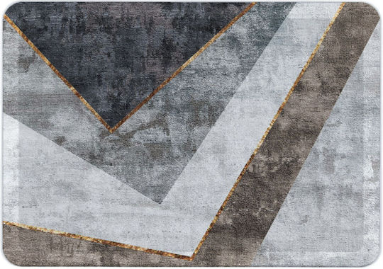Ankor Kunststoff Rechteckig Serviertablett in Gray Farbe 44x31x2.5cm 848652 1Stück