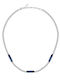 Maserati Necklace Made of Blue Steel