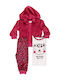 Kids Sweatpants Set Magenta 3pcs