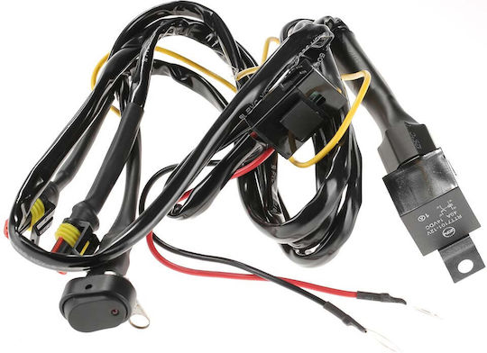 Wiring Harness Bars Led Spotlights 12v Relay Switch On Off Ip65 Htt7101-12v
