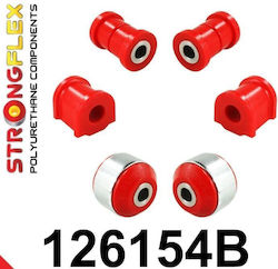 Strongflex Polyurethane Bushes Front Axle Mitsubishi Colt Vi 2004-2012 Z30 Smart Forfour I 2004-2006 454 6 Pieces 126154b