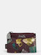 Small Fabric Women's Wallet Classic Burgundy