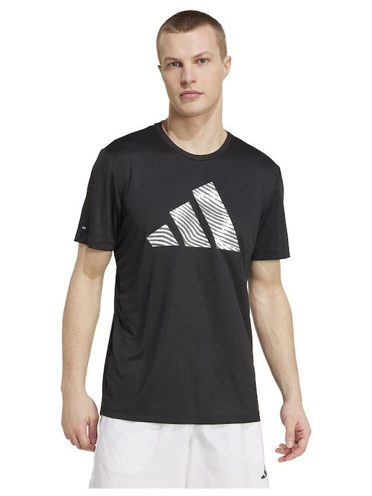 adidas Brand Love Athletic T-shirt Black JM5741 - Main Image