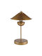 Opviq Table Lamp for Socket E27 with Yellow Shade and Base