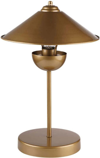 Opviq Table Lamp for Socket E27 with Yellow Shade and Base