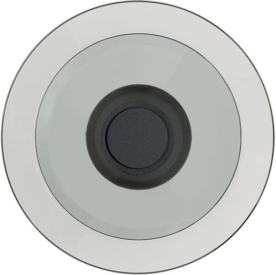 Zambelis Lights Lamp Wall with Integrated LED and Warm White Light Black