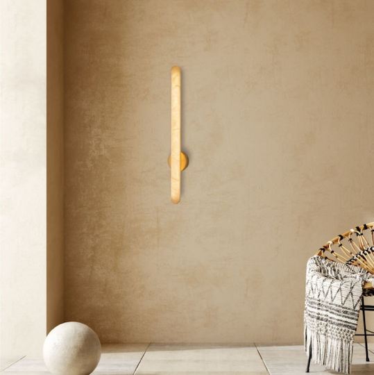 Zambelis Lights Wall Lamp with Integrated LED and Warm White Light 4cm