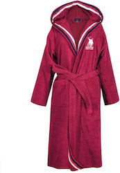Greenwich Polo Club Essential 3061 Bathrobe with Hood Bordeaux 420gr/m² 260180503061