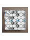 Isadore Lorraine Sheet for Single Bed with Elastic 100x200+30cm. Beehive-blue