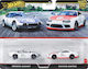 Hot Wheels Premium Car Culture Cars Set Toyota 2000GT Toyota Supra For 3+ Years Old