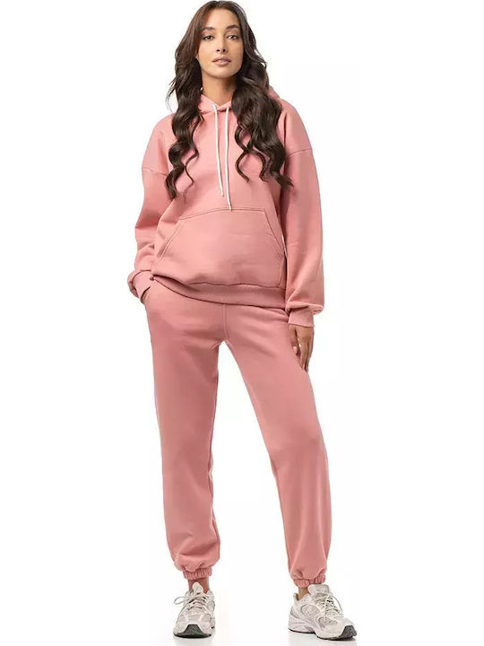 Bodymove Damen Sweatshirt Kapuzen Rotten apple