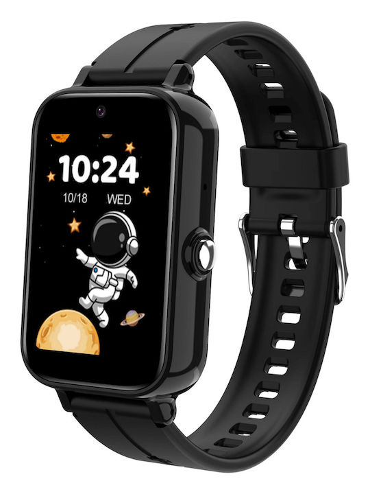 Nubki Smartwatch Pentru Copii 4G Cu GPS Și Cameră Negru