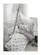 Vesta Home Πάπλωμα Κούνιας Γκρι 110x150cm