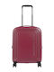 Mandarina Duck Logoduck+ Valiză de Călătorie de Cabină Dură Burgundy cu 4 Roți Înălțime 55 cm