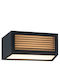 Zambelis Lights Wall-Mounted Outdoor Light E27 IP54 Double Beam 23x9.5cm