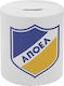 Fc Apoel Nicosia Porcelain Money Box With Lid